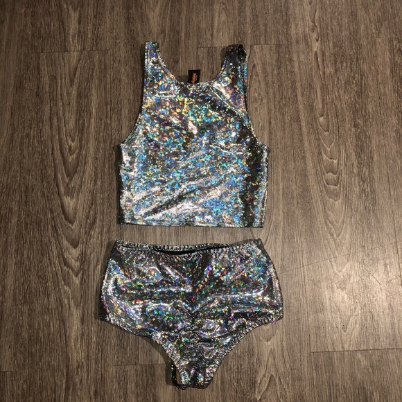 Rave / festival 2 piece set - Picture 3 of 5